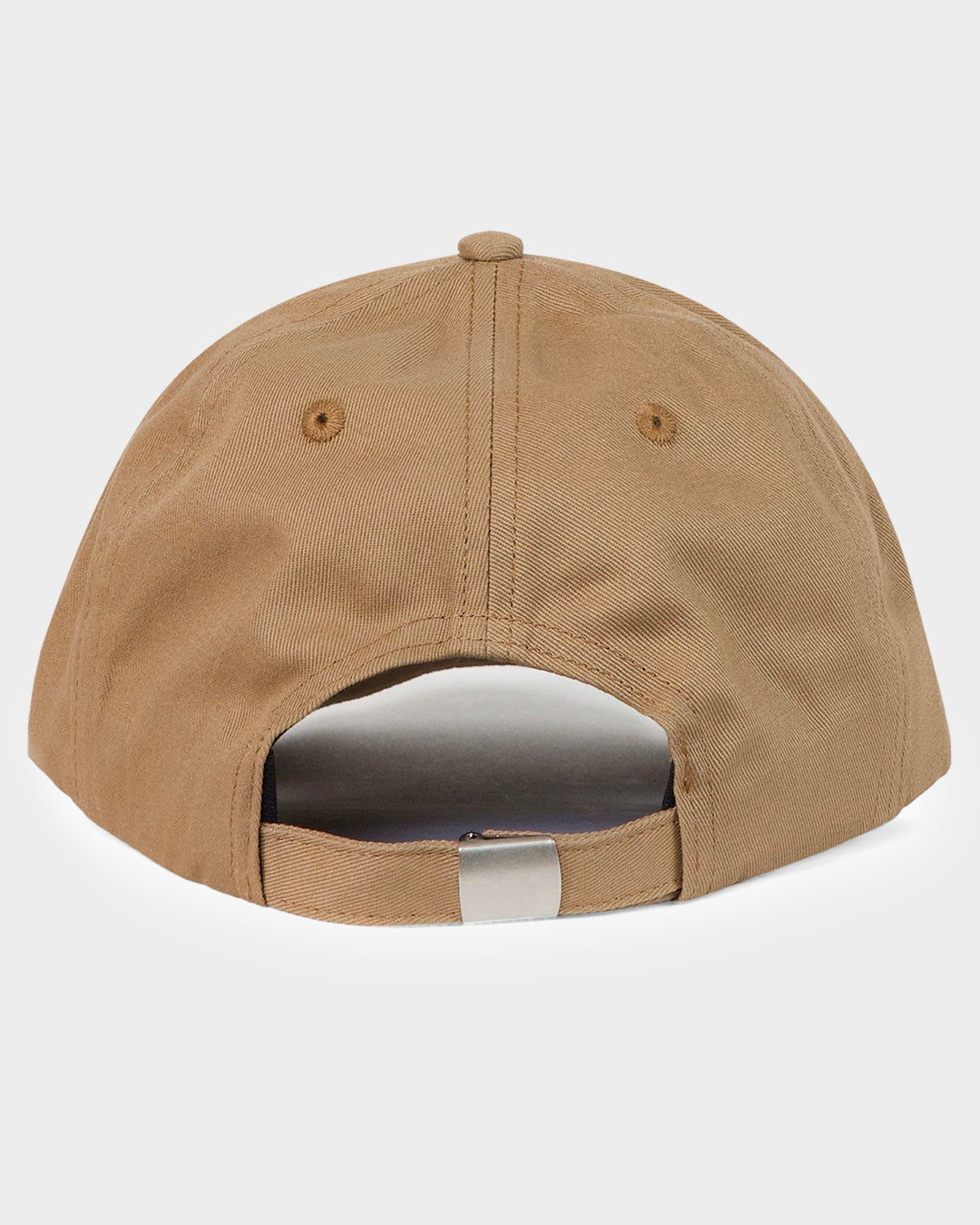 MFG Dot Oval Men's 6 Panel Unstructured Dad Cap Taupe