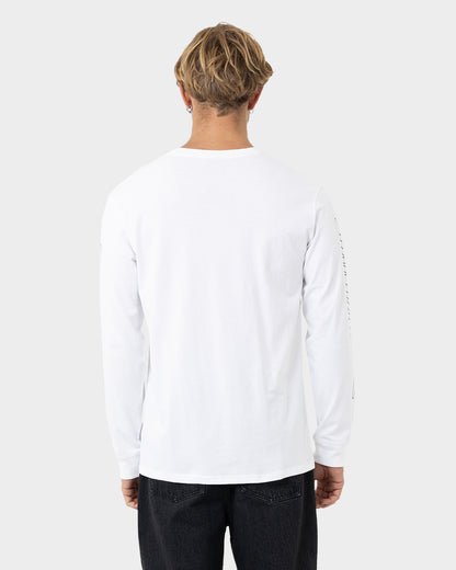 Pace Ritual Hand Men's Long Sleeve T-shirt White