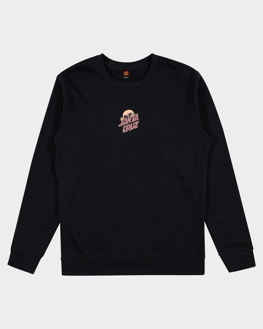 Knibbs Invasion Hand Men's Relaxed Fit Sweater Off Black