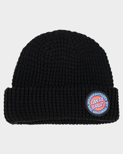 Splatter MFG Dot Men's waffle Beanie Black