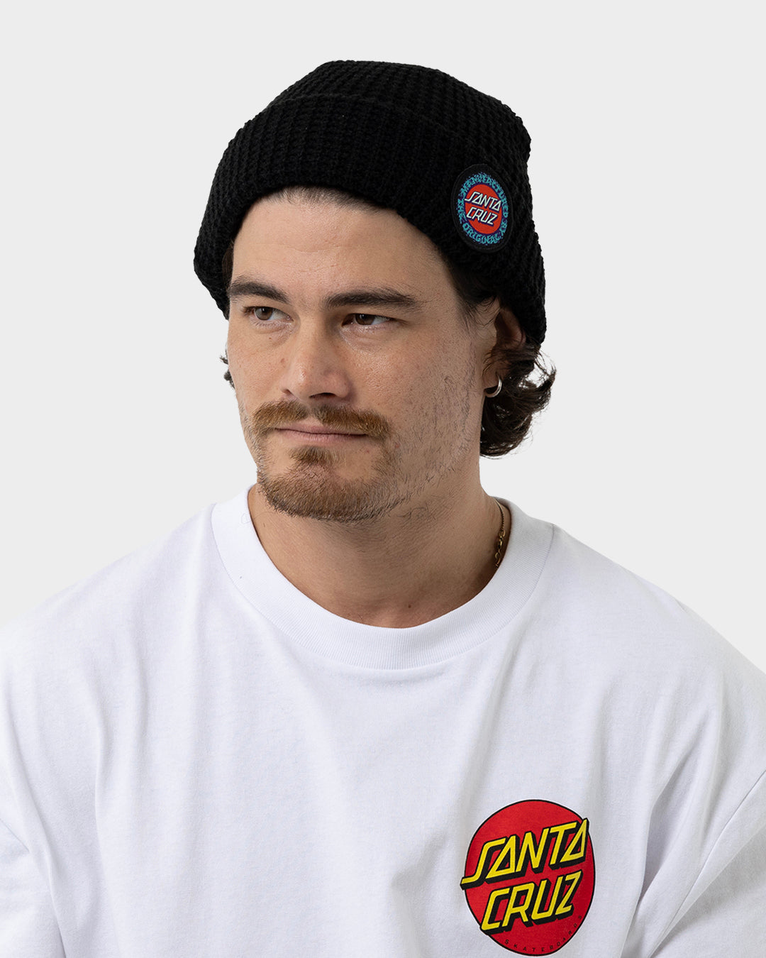 Splatter MFG Dot Men's waffle Beanie Black
