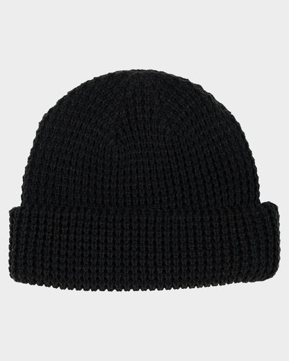 Splatter MFG Dot Men's waffle Beanie Black
