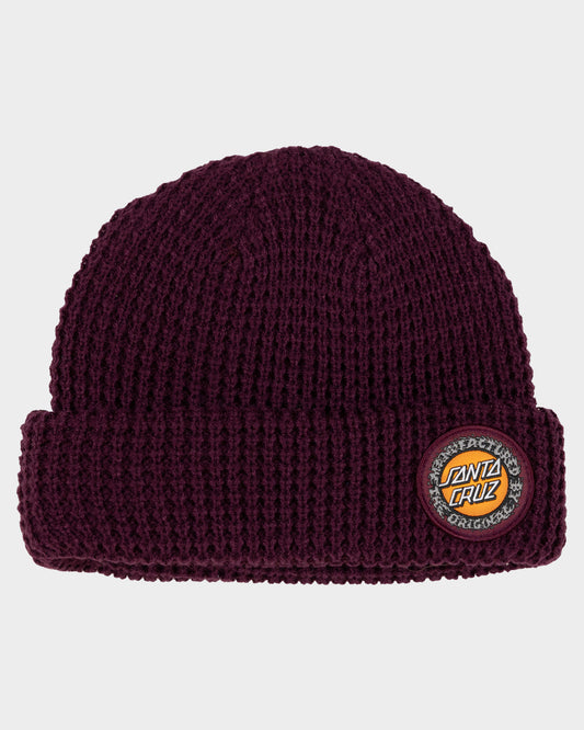 Splatter MFG Dot Men's waffle Beanie Maroon