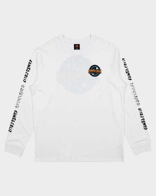 Roskopp Iris Strip Men's L/S T-Shirt White