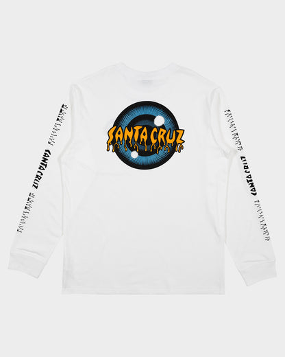 Roskopp Iris Strip Men's L/S T-Shirt White