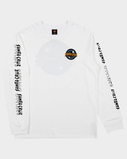 Roskopp Iris Strip Men's L/S T-Shirt White