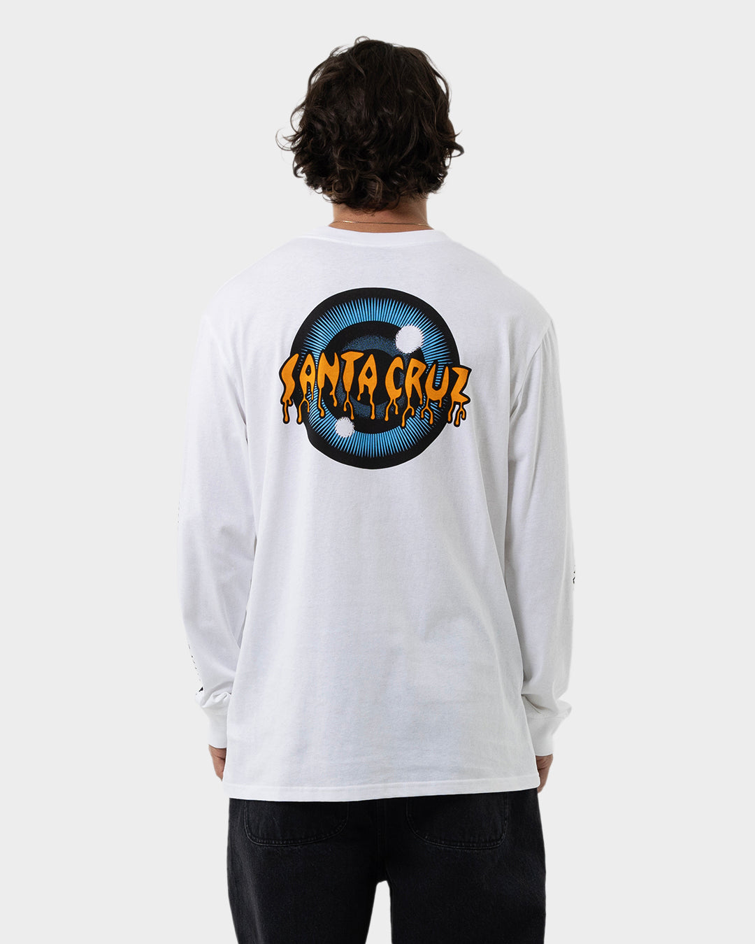 Roskopp Iris Strip Men's L/S T-Shirt White