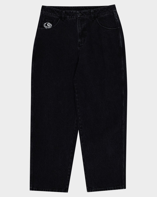 Winkowski Eighth Planet Men's Baggy Denim Pant Washed Black