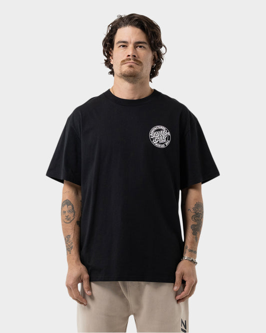 OS MFG Dot Men's Box Fit T-Shirt Black