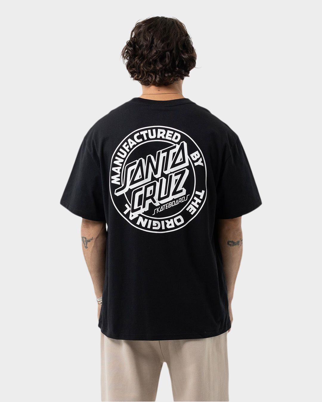 OS MFG Dot Men's Box Fit T-Shirt Black