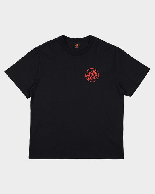 OS Opus Dot Screaming Hand Men's Box Fit T-Shirt Black