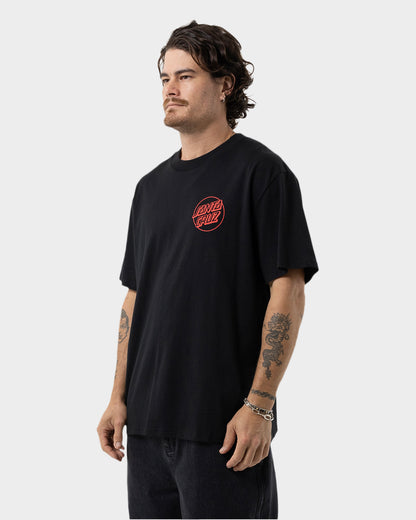 OS Opus Dot Screaming Hand Men's Box Fit T-Shirt Black
