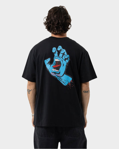 OS Opus Dot Screaming Hand Men's Box Fit T-Shirt Black