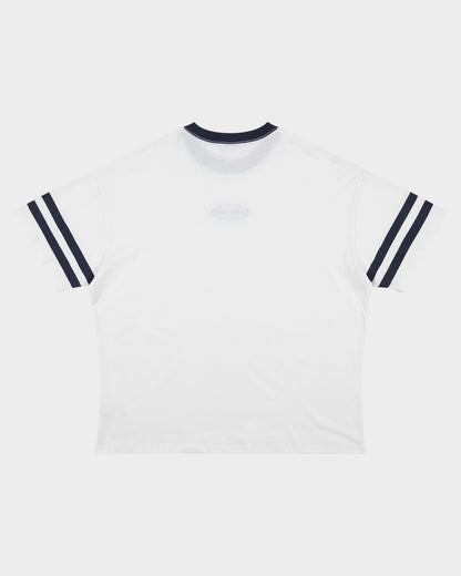 Slam Oval Strip Men's Relaxed Fit T-Shirt White
