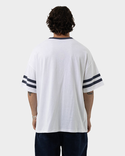 Slam Oval Strip Men's Relaxed Fit T-Shirt White