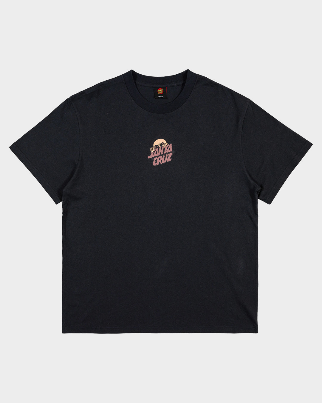 Knibbs Invasion Hand Men's Box Fit T-Shirt Off Black