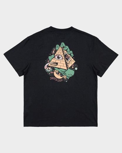 Knibbs Invasion Hand Men's Box Fit T-Shirt Off Black