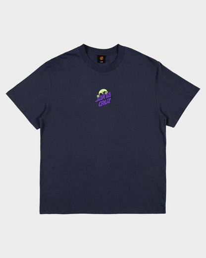 Knibbs Invasion Hand Men's Box Fit T-Shirt Dark Blue