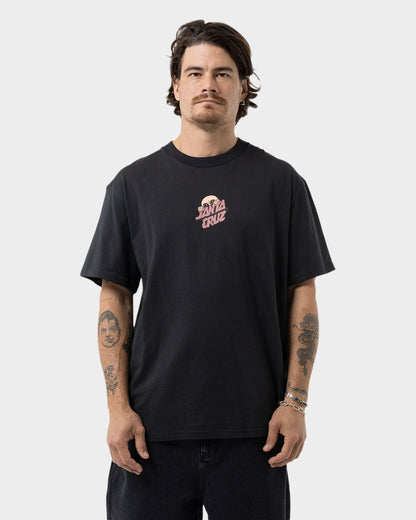 Knibbs Invasion Hand Men's Box Fit T-Shirt Off Black
