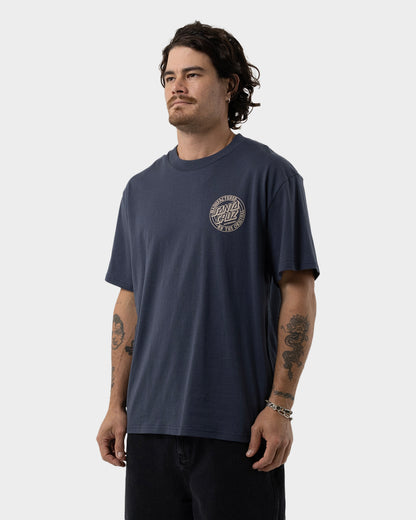 MFG Club Dot Men's Box Fit T-Shirt Dark Blue
