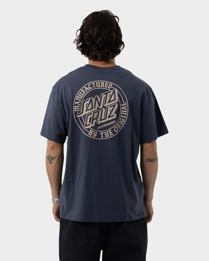 MFG Club Dot Men's Box Fit T-Shirt Dark Blue