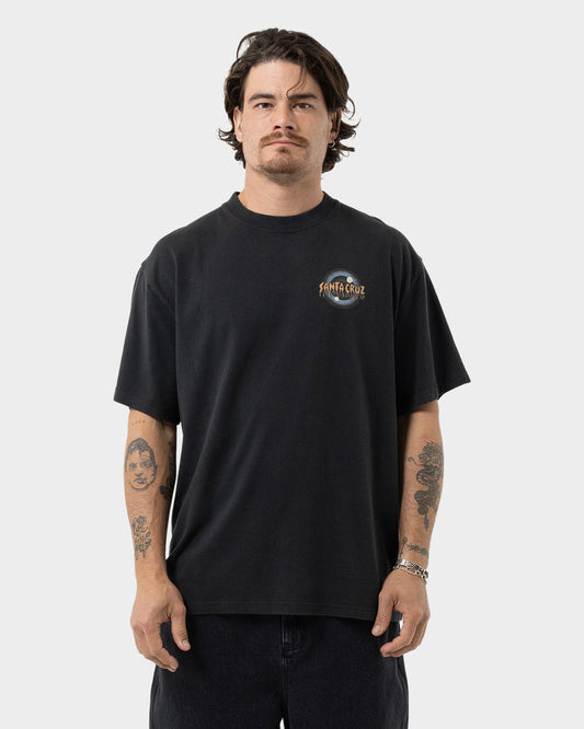 Roskopp Iris Men's Box Fit T-Shirt Off Black