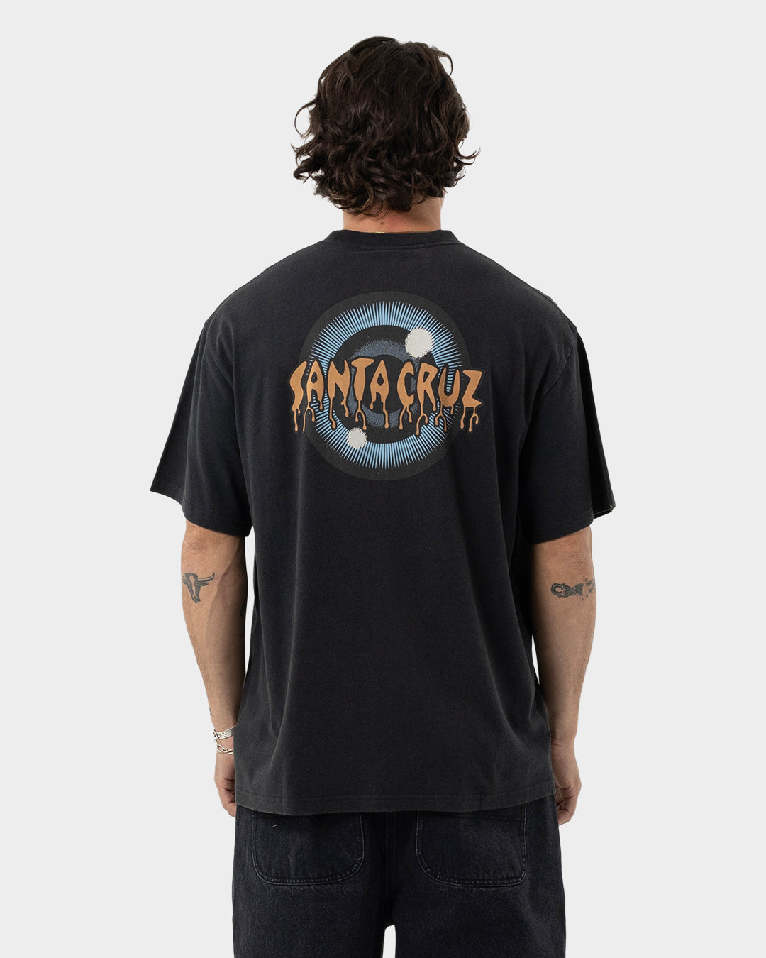 Roskopp Iris Men's Box Fit T-Shirt Off Black