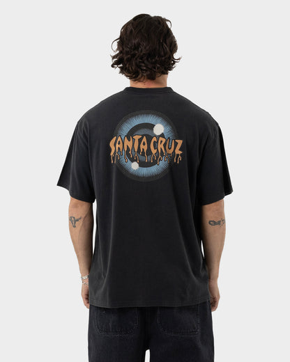 Roskopp Iris Men's Box Fit T-Shirt Off Black