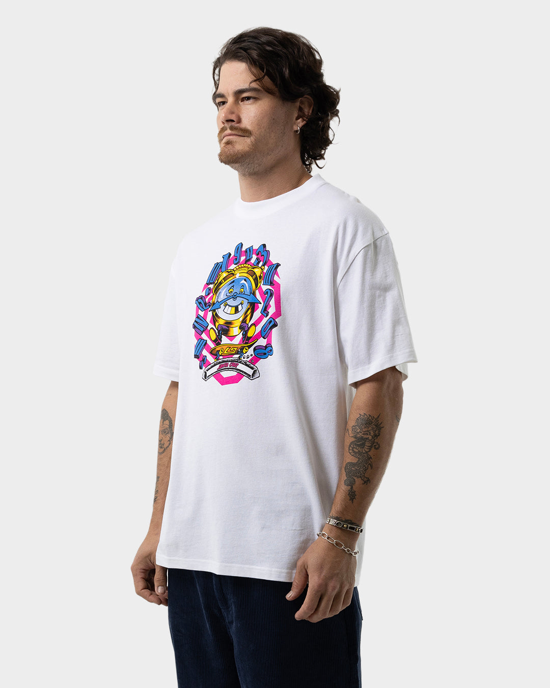 Grabke All Around Men's Box Fit T-Shirt White