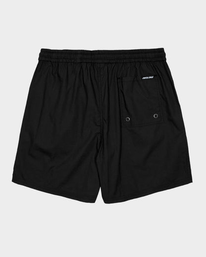 MFG Dot Cruzier Solid Santa Cruz Men's Beach Shorts Black