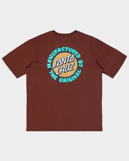 Speed MFG Dot Santa Cruz Men's S/S T-Shirt Brown