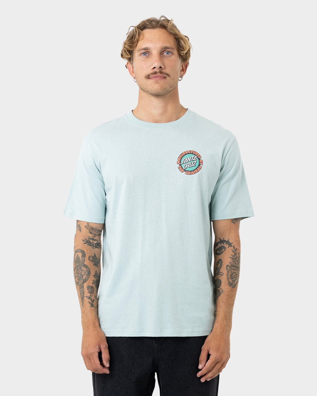 Speed MFG Dot Men's T-Shirt Vintage Blue