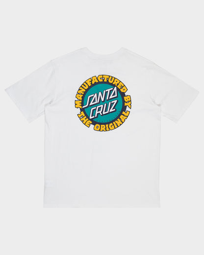 Speed MFG Dot Santa Cruz Men's S/S T-Shirt White