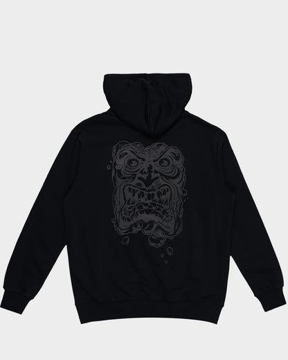 OS Roskopp Destruct Face Men's Pullover Hoodie Off Black