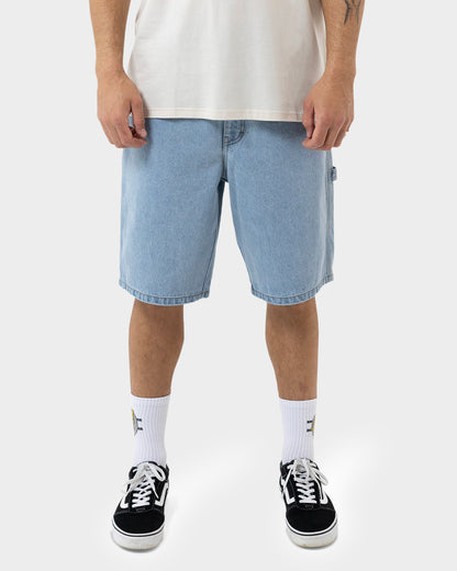 Classic Dot Men's Carpenter Jean Shorts Light Indigo