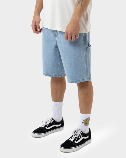 Classic Dot Men's Carpenter Jean Shorts Light Indigo