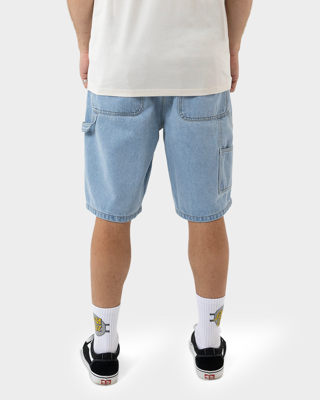 Classic Dot Men's Carpenter Jean Shorts Light Indigo