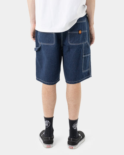 Classic Dot Men's Carpenter Jean Shorts Rinsed Indigo