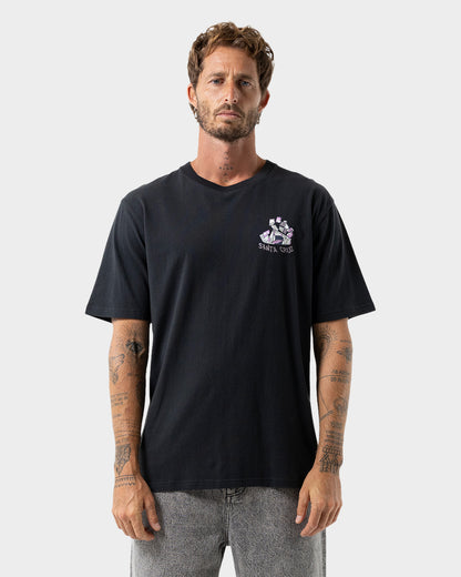 Screaming Scratched Hand Men's T-shirt Off Black