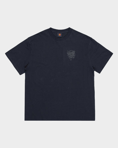 OS Roskopp Destruct Face Men's Box Fit T-shirt Off Black