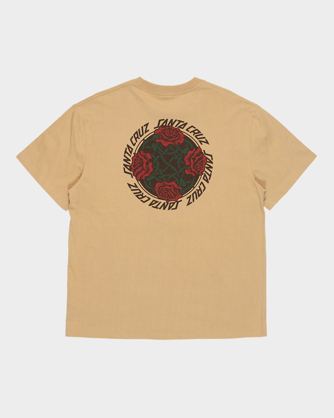 Dressen Roses Solo Men's Box Fit T-shirt Tan