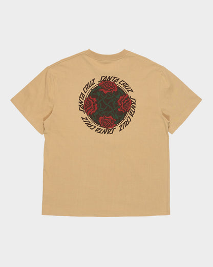 Dressen Roses Solo Men's Box Fit T-shirt Tan