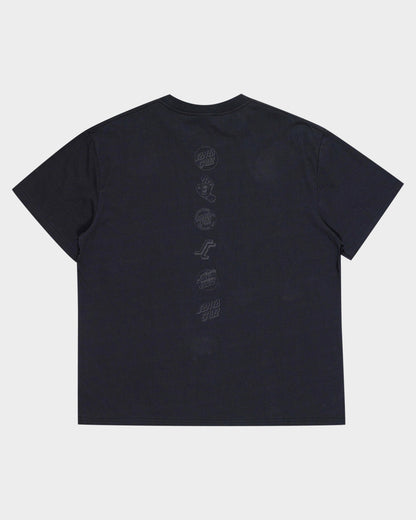 Multi Logo Descent Men's Box Fit T-shirt Off Black