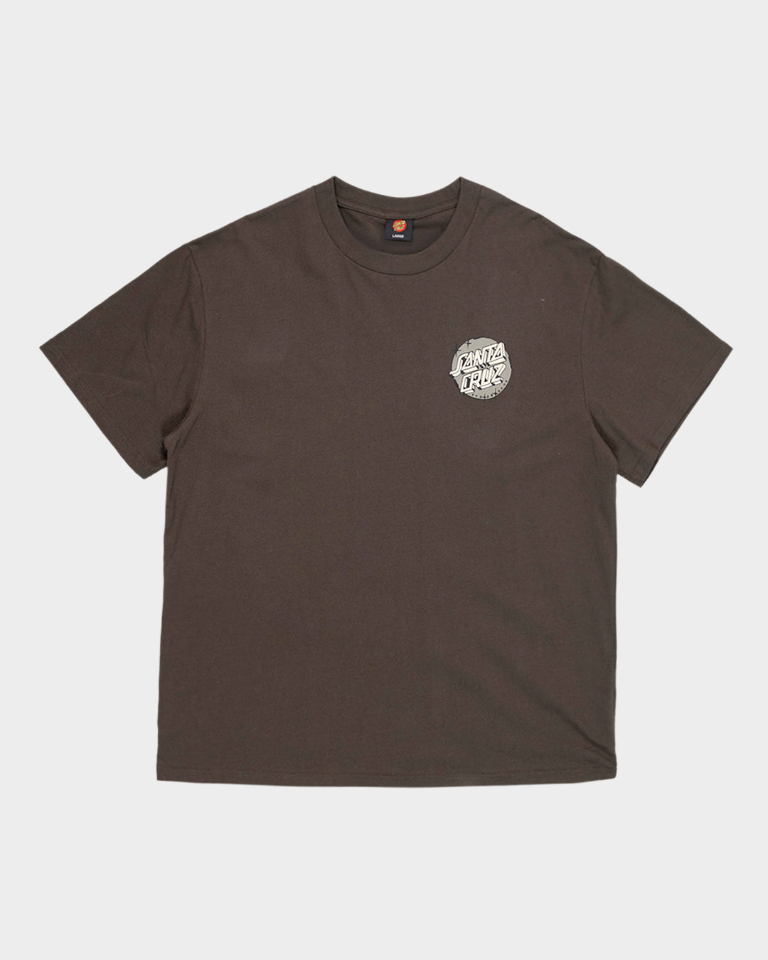 Scrawl Brick Dot Men's Box Fit T-shirt Brown