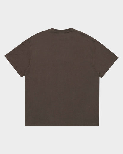 Off Set Strip Men's Box Fit T-shirt Brown