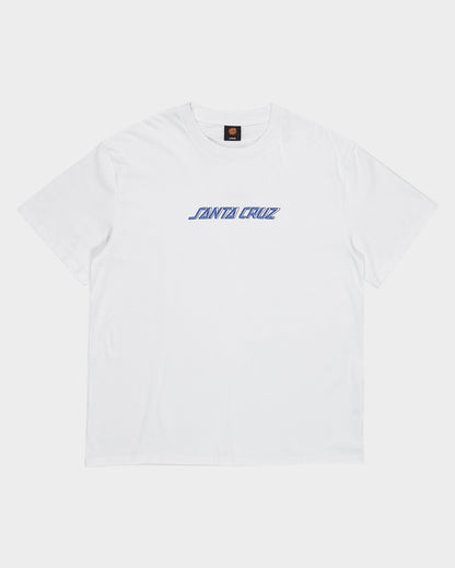 Off Set Strip Men's Box Fit T-shirt White