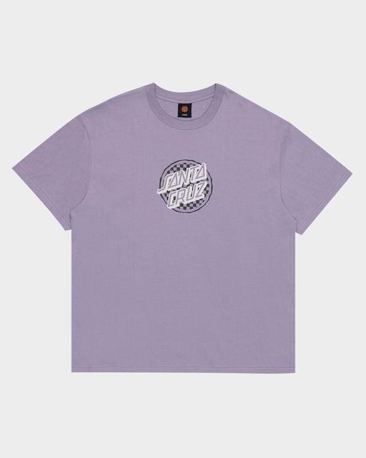 Breaker Check Opus Dot Men's Box Fit T-shirt Lavender