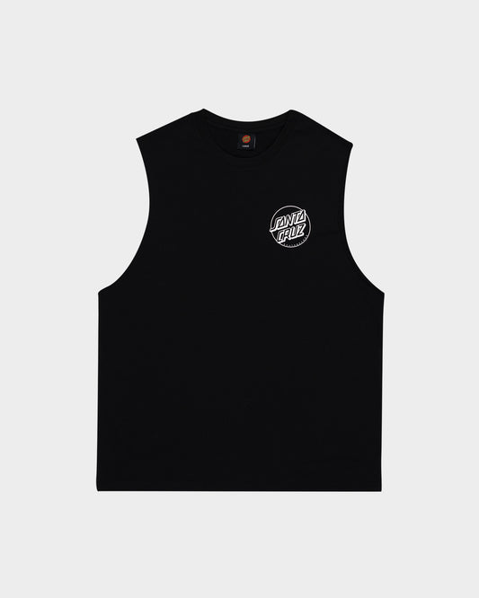 Descended Dots Men's Muscle T-shirt Black