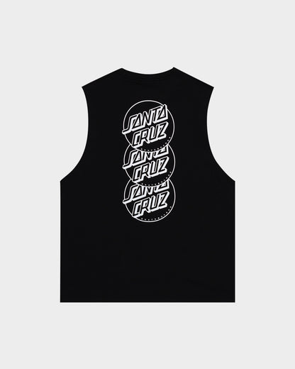 Descended Dots Men's Muscle T-shirt Black