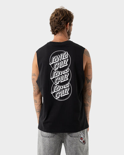 Descended Dots Men's Muscle T-shirt Black